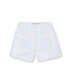 Little Girls Pull-On Flat Front Linen Short