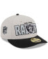 Фото #2 товара Men's Stone, Black Las Vegas Raiders 2023 NFL Draft Low Profile 59FIFTY Fitted Hat