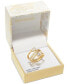 ფოტო #3 პროდუქტის Gold-Tone Pavé & Pear-Shape Crystal Wrap Ring, Created for Macy's