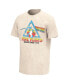 ფოტო #3 პროდუქტის Men's Tan Pink Distressed Floyd World Tour 1973 Washed Graphic T-shirt