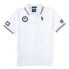 Mens Polo Ralph Lauren White Team USA 2016 Olympics Mesh Polo