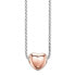 Thomas Sabo Damen Halskette mit Anhänger- Roséherz 925 Sterlingsilber - KT0052-415-12-L45