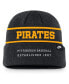 ფოტო #2 პროდუქტის Men's Black Pittsburgh Pirates Cooperstown Collection Rewind Terra Cuffed Knit Hat