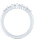 ფოტო #6 პროდუქტის Diamond Bridal Set (1/5 ct. t.w.) in Sterling Silver