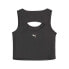 Puma Fit Skimmer Sccop Neck Training Athletic Tank Top Womens Black Casual Athl