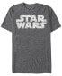 Фото #1 товара Men's Star Wars Simple Vintage-Like Logo Short Sleeve T-shirt