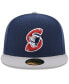 Фото #3 товара Men's Blue Somerset Patriots Authentic Collection Alternate Logo 59FIFTY Fitted Hat