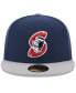 Men's Blue Somerset Patriots Authentic Collection Alternate Logo 59FIFTY Fitted Hat