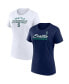 Women's Seattle Mariners Risk Combo Pack T-Shirt Синий, M - фото #1