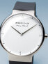 Фото #2 товара Мужские наручные часы с синим силиконовым ремешком Bering 15540-400 Max Ren Mens 40mm 5ATM