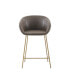 Фото #2 товара Isadora 25.75" Metal Base Counter Stool