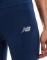 New Balance nb sleek high rise legging 27"" in blue BLAU, XS - фото #5