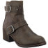 Фото #2 товара Code West Trinity Zippered Womens Brown Casual Boots CW116-265