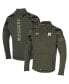 ფოტო #1 პროდუქტის Men's Olive Navy Midshipmen Freedom Full-Zip Fleece Jacket