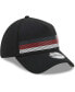 Фото #2 товара Men's Black Atlanta Falcons Flawless Stripe 39Thirty Flex Hat