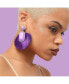 Women's Purple Tassel Drop Earrings