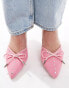 Фото #2 товара RAID Mimi kitten heel mules in pink