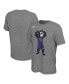 Фото #1 товара Men's and Women's Heather Charcoal Detroit Pistons Team Mascot T-shirt