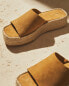 Фото #7 товара Leather wedge sandals