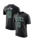 Фото #1 товара Men's Jayson Tatum Black Boston Celtics 2022/23 Statement Edition Name and Number T-shirt