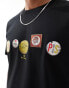 Paul Smith t-shirt with logo badges in black