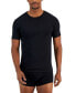 ფოტო #1 პროდუქტის Men's 4-Pk. Slim-Fit Solid Cotton Undershirts, Created for Macy's