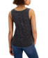 Фото #2 товара Juniors' Mineral-Wash Tie-Front Tank Top