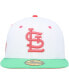 Men's White, Green St. Louis Cardinals 2011 World Series Watermelon Lolli 59Fifty Fitted Hat