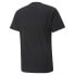 Puma Rebound Basketball Crew Neck Short Sleeve T-Shirt Womens Black Casual Tops