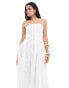 Nobody's Child Newbury midaxi dress in white