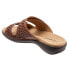 Фото #5 товара Trotters Ruthie T2113-215 Womens Brown Leather Strap Slides Sandals Shoes 5