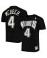 ფოტო #2 პროდუქტის Men's Chris Webber Black Sacramento Kings Hardwood Classics Name and Number Team T-shirt