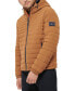 Фото #3 товара Men's Stretch Quilted Hooded Jacket