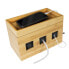 LogiLink KAB0076 - Logitech Kabelbox aus Bambus - Power extension cover - Wood - Wood - 140 mm - 255 mm - 165 mm