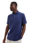 Polo Ralph Lauren pocket cotton linen polo classic oversized fit in navy