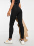 ASOS DESIGN Petite leggings in black US 00 - фото #7