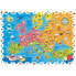 LUDATTICA Detective Europe Map 108 Pieces Puzzle