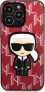 Karl Lagerfeld Etui Karl Lagerfeld KLHCP13LPMNIKPI Apple iPhone 13 Pro hardcase czerwony/red Monogram Ikonik Patch