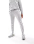 DTT overhead hoodie & jogger tracksuit set in light grey marl grau, M - 97 CM - фото #4