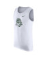 Men's White Michigan State Spartans Vintage-like Logo Performance Tank Top