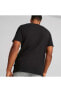 586666 Ess Logo Tee Tişort Erkek T-shirt Siyah