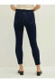 Фото #3 товара Jeans Yüksek Bel Slim Fit Düz Cep Detaylı Kadın Rodeo Jean Pantolon