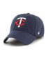 ფოტო #1 პროდუქტის Men's Navy Minnesota Twins Franchise Logo Fitted Hat