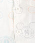Фото #4 товара Baby Mickey Mouse Shirt & Twill Shorts, 2 Piece Set