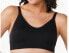 Joyspun Maternity Nursing Comfort Bra Women's 2X Black Nylon Hook-and-Eye Solid