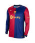 Men's Royal Barcelona 2024/25 Home Long Sleeve Replica Jersey