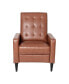 Фото #11 товара Darcy Recliner Chair Mid-Century Modern Tufted Upholstery Ergonomic Push Back Living Room Recliner