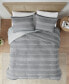Фото #3 товара CLOSEOUT! Drew 3-Pc. Clipped Jacquard Duvet Cover Set, Full/Queen