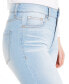 ფოტო #4 პროდუქტის Juniors' Curvy Distressed Skinny Ankle Jeans