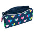 SAFTA Benetton Hearts Triple Pencil Case